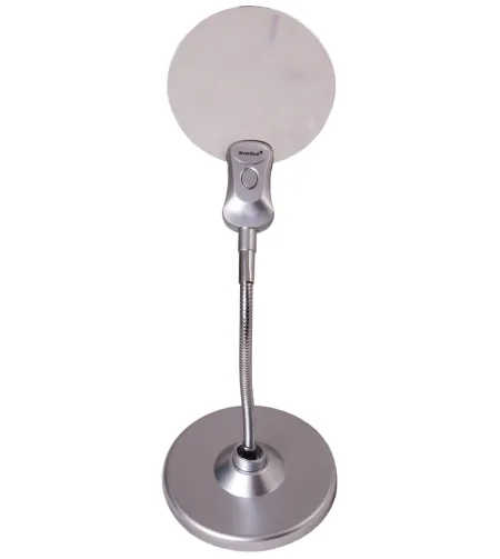 Galda Lupa ar Apgaismojumu un Lokano Stiprinājumu Levenhuk Zeno D5 PLUS ( 2-6x)