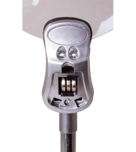 Galda Lupa ar Apgaismojumu un Lokano Stiprinājumu Levenhuk Zeno D5 PLUS ( 2-6x)