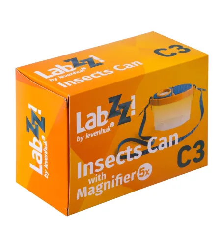 Insektu Trauks ar lupu Levenhuk LabZZ C3 PLUS