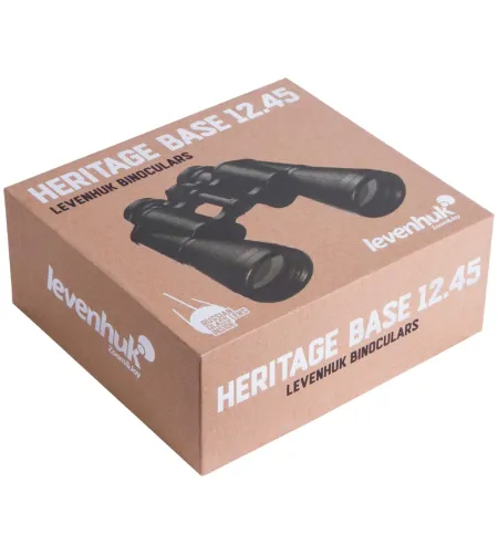 Levenhuk Heritage BASE 12x45 Бинокль оптическое стекло BK10