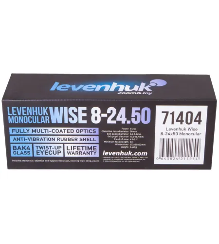 Levenhuk Wise 8–24x50 Monoklis