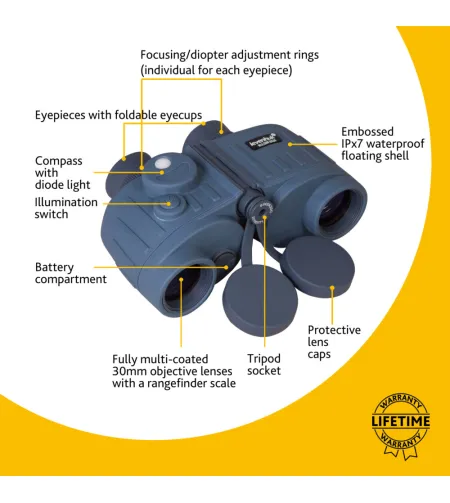 Levenhuk Nelson 8 x 30 Žiūronai