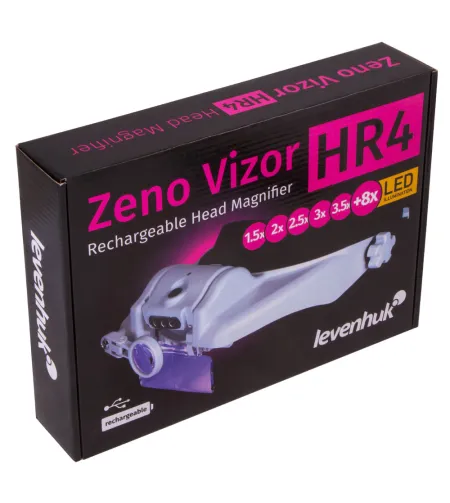 Levenhuk Zeno Vizor HR4 Head Rechargeable Magnifier 1/1.5/2/2.5/3.5 x