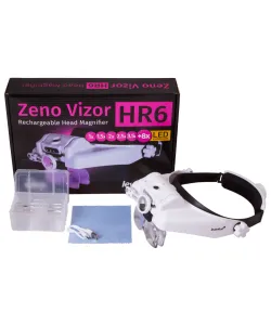 Levenhuk Zeno Vizor HR6 Head Rechargeable Magnifier 1.5x/2x/2.5x/3x/3.5x/8x