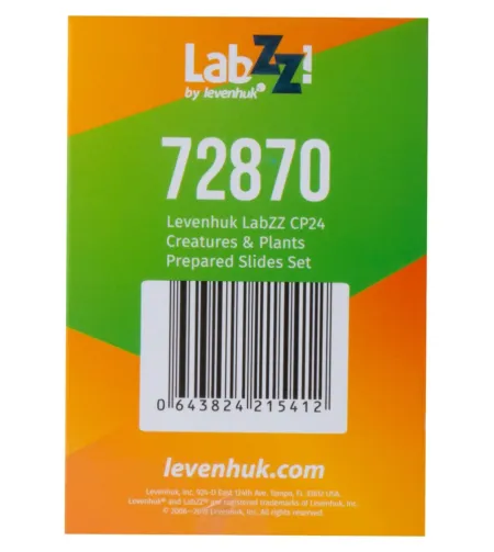 Paruoštas skaidrių rinkinys Levenhuk LabZZ CP24 Būtybės ir augalai