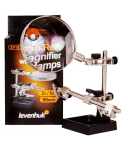 Настольная Лупа Levenhuk Refit ZF15 90 мм 2x- 6x