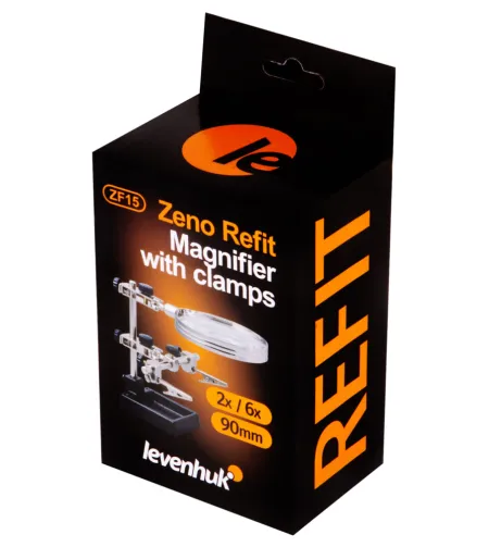Настольная Лупа Levenhuk Refit ZF15 90 мм 2x- 6x