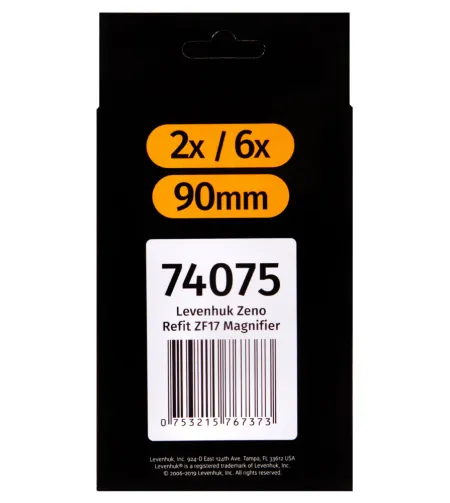 Levenhuk Zeno Refit ZF17 Magnifier 90 mm 2x- 6x