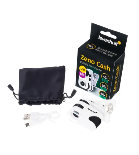 Kabatas mikroskops Zeno Cash ZC8 Levenhuk 60x