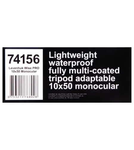Levenhuk Wise PRO 10x50 Monocular