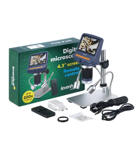 Микроскоп Levenhuk DTX RC с дистанционным управлением, , 3x–220x