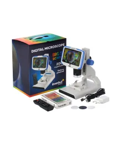 Microscope, Levenhuk Rainbow 7x-200x, DM500 LCD Digital
