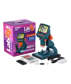 Microscope, Levenhuk LabZZ DM200 LCD Digital, 17x–220x