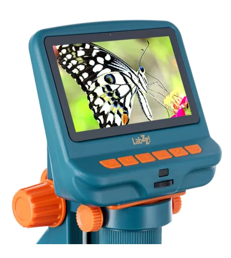 Mikroskopas, Levenhuk LabZZ DM200 LCD Digital, 17x–220x