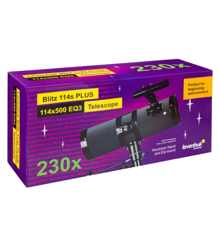 Teleskopas Levenhuk Blitz 114s PLUS