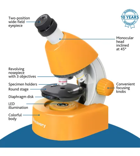 Mikroskoop, Discovery Micro Solar, 40x-640x, koos raamatuga