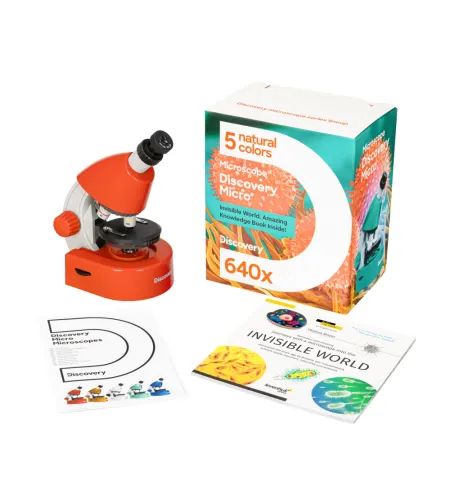 Mikroskops, Discovery Micro Terra, 40x-640x, ar grāmatu