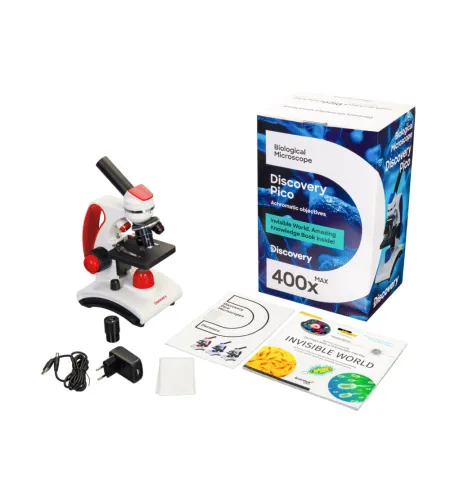 Discovery Pico Terra Microscope with book