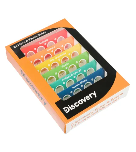 Discovery Flora & Fauna 24 Sagatavoti mikroskopa priekšmetst