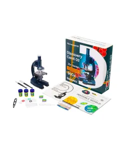 Mikroskoop, Discovery Centi 02, 100x-900x, koos raamatuga