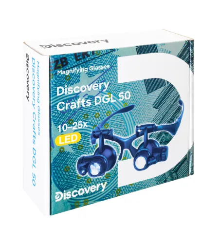 Discovery Crafts DGL 50 Magnifying Glasses 10/15/20/25x