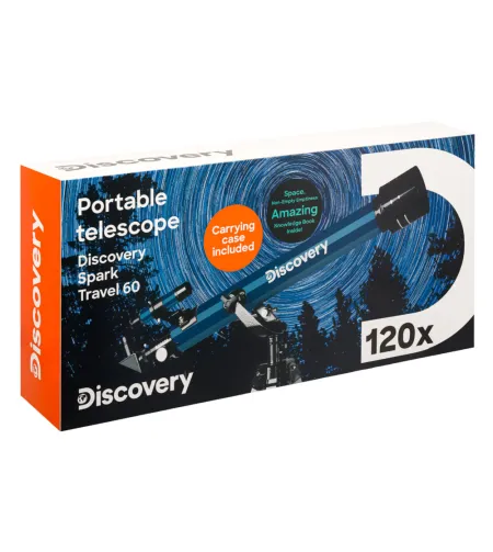 (EN) Discovery Spark Travel 60 Telescope with book