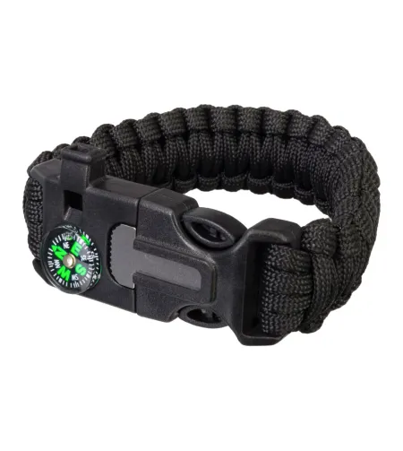 Levenhuk LabZZ FL5 melnā krāsā Rokas sprādze ar kramu