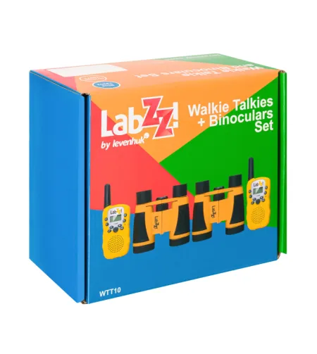 Rācijas un binokļu komplekts, Levenhuk LabZZ WTT10, Orange