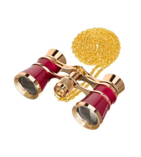 Levenhuk Broadway 325B Opera Glasses red