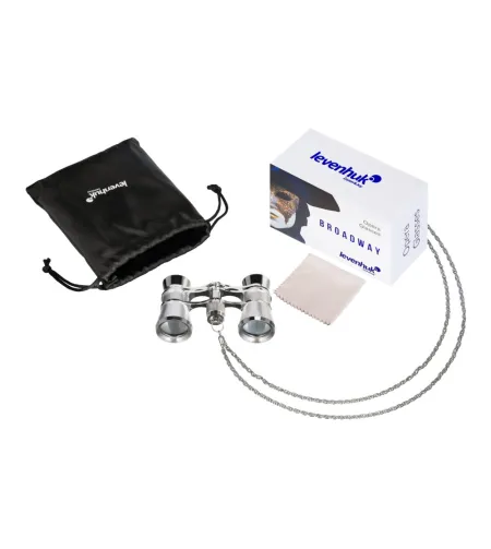 Levenhuk Broadway 325B Opera Glasses silver