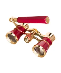 Levenhuk Broadway 325E Lorgnette Opera Glasses red