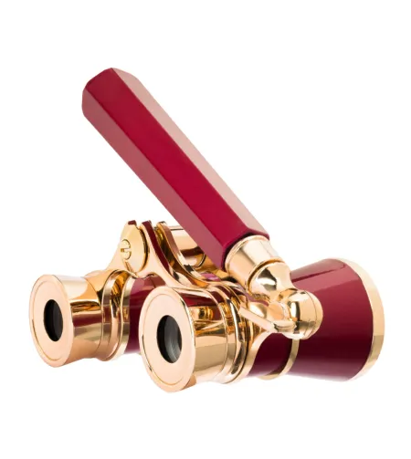 Levenhuk Broadway 325E Lorgnette Opera Glasses red