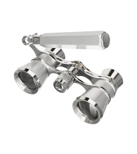 Levenhuk Broadway 325E Lorgnette Opera Glasses silver