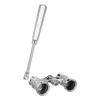 Levenhuk Broadway 325E Lorgnette Opera Glasses silver