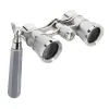 Levenhuk Broadway 325E Lorgnette Opera Glasses silver