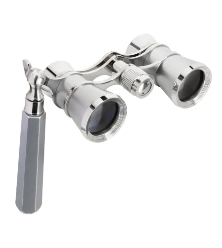 Levenhuk Broadway 325E Lorgnette Opera Glasses silver