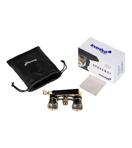 Театральный бинокль-лорнет Levenhuk Broadway 325E, черный