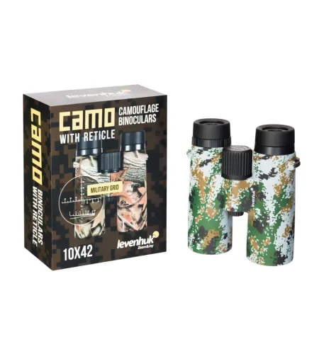 Бинокль Levenhuk Camo Dots 10x42 с сеткой