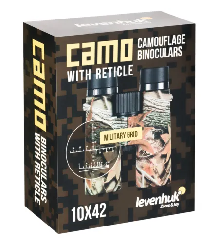 Бинокль Levenhuk Camo Dots 10x42 с сеткой