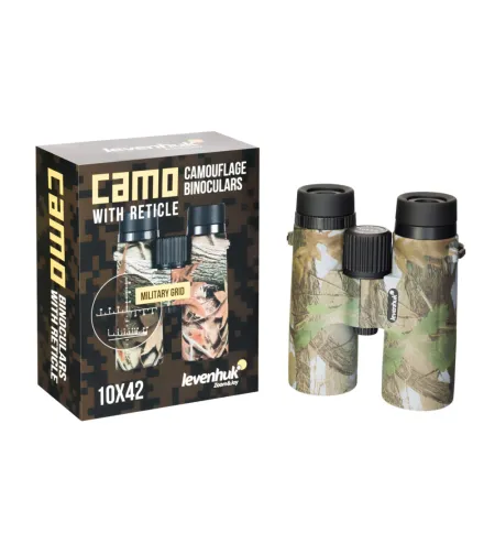 Бинокль Levenhuk Camo Dots 10x42 с сеткой