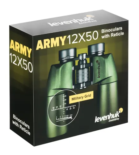 Бинокль Levenhuk Army 12x50 с сеткой