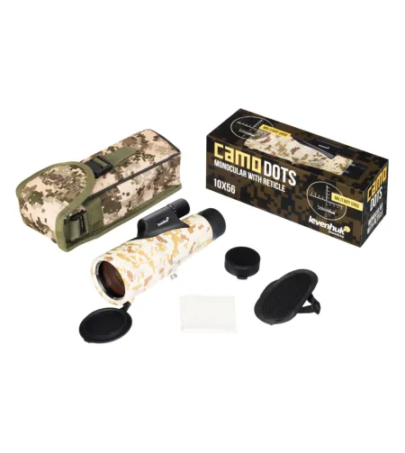 Levenhuk Camo Dots 10x56 Monocular with Reticle