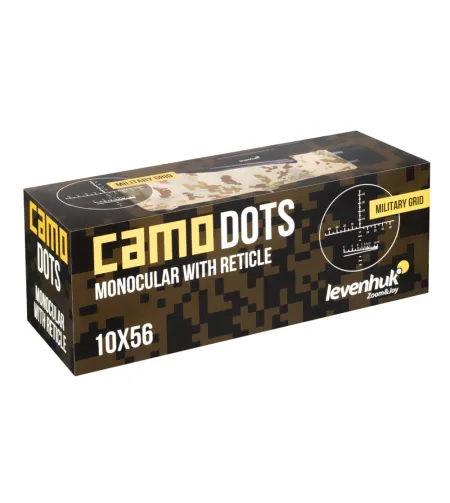 Levenhuk Camo Dots 10x56 Monocular with Reticle