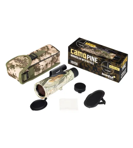 Levenhuk Camo Pine 10x56 Monocular with Reticle