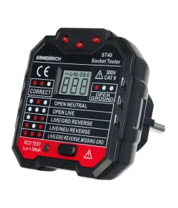 Тестер розеток Ermenrich Zing ST40