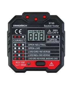 Тестер розеток Ermenrich Zing ST40