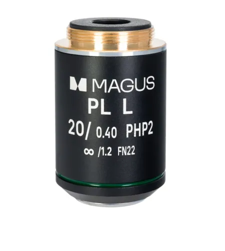 Objektiiv MAGUS 20HP 20x/0.40 Plan L faas PHP2 ∞/1.2 WD 8.0 mm