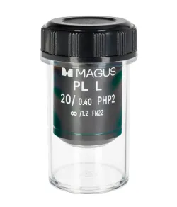 Objektiiv MAGUS 20HP 20x/0.40 Plan L faas PHP2 ∞/1.2 WD 8.0 mm