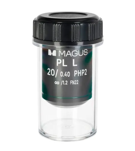 Objektiiv MAGUS 20HP 20x/0.40 Plan L faas PHP2 ∞/1.2 WD 8.0 mm