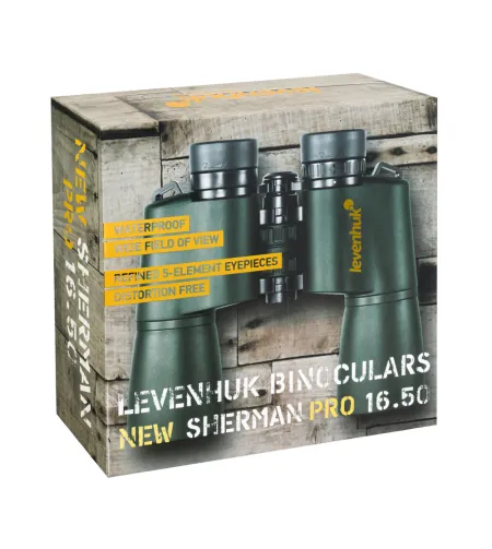 Levenhuk New Sherman PRO 16x50 žiūronai